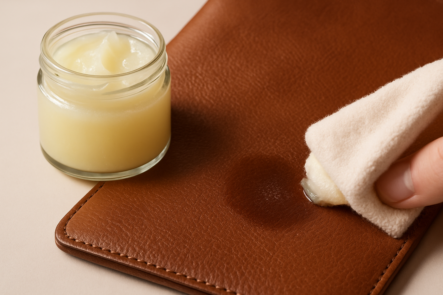 Petroleum jelly for spot conditioning